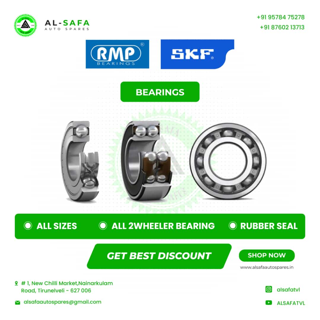 SKF & RMP BEARING POSTER – ALSAFA Autospares